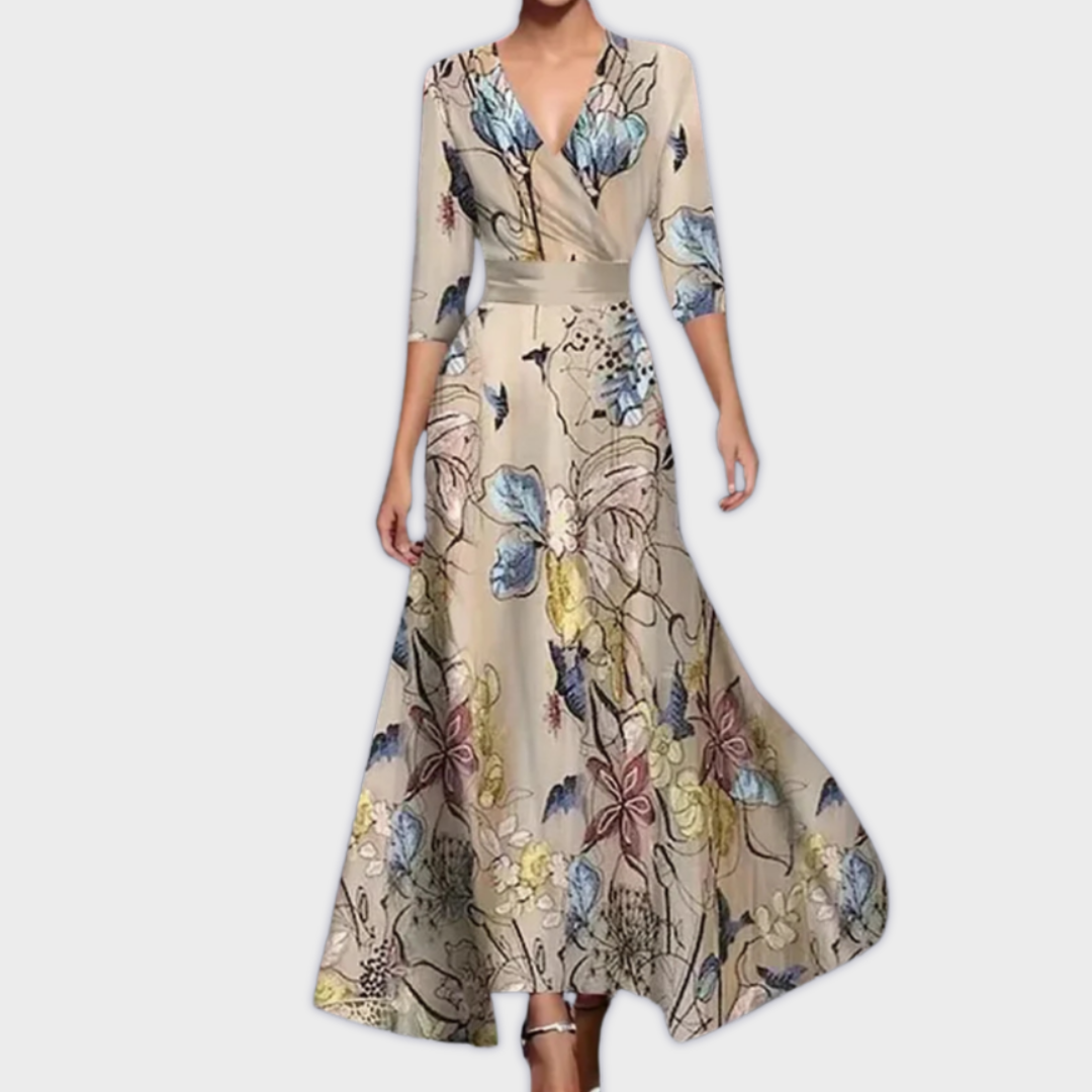 Edwina | Handmade Long Dress Made from Premium Fabric
