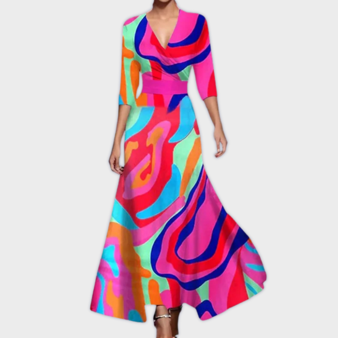 Edwina | Handmade Long Dress Made from Premium Fabric