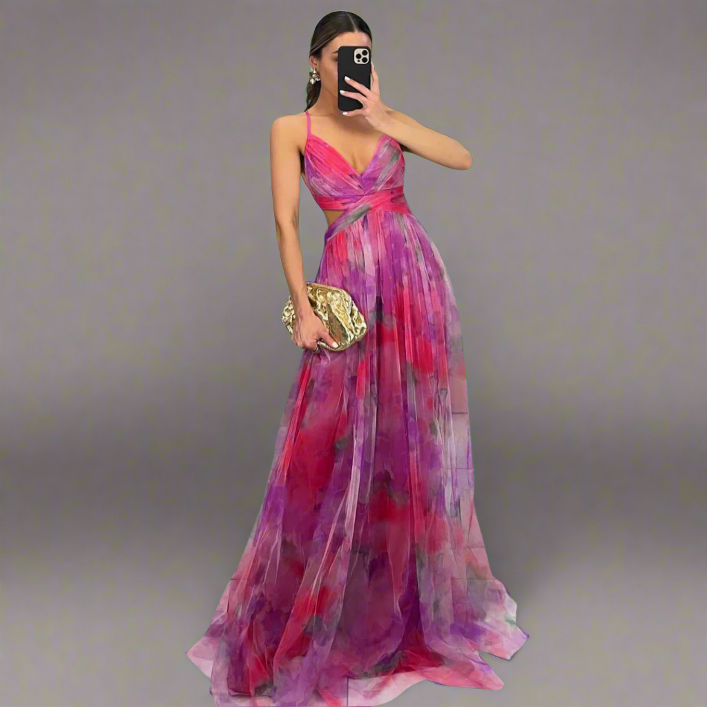 Prysentha | Maxi Dress with Flowing Elegance