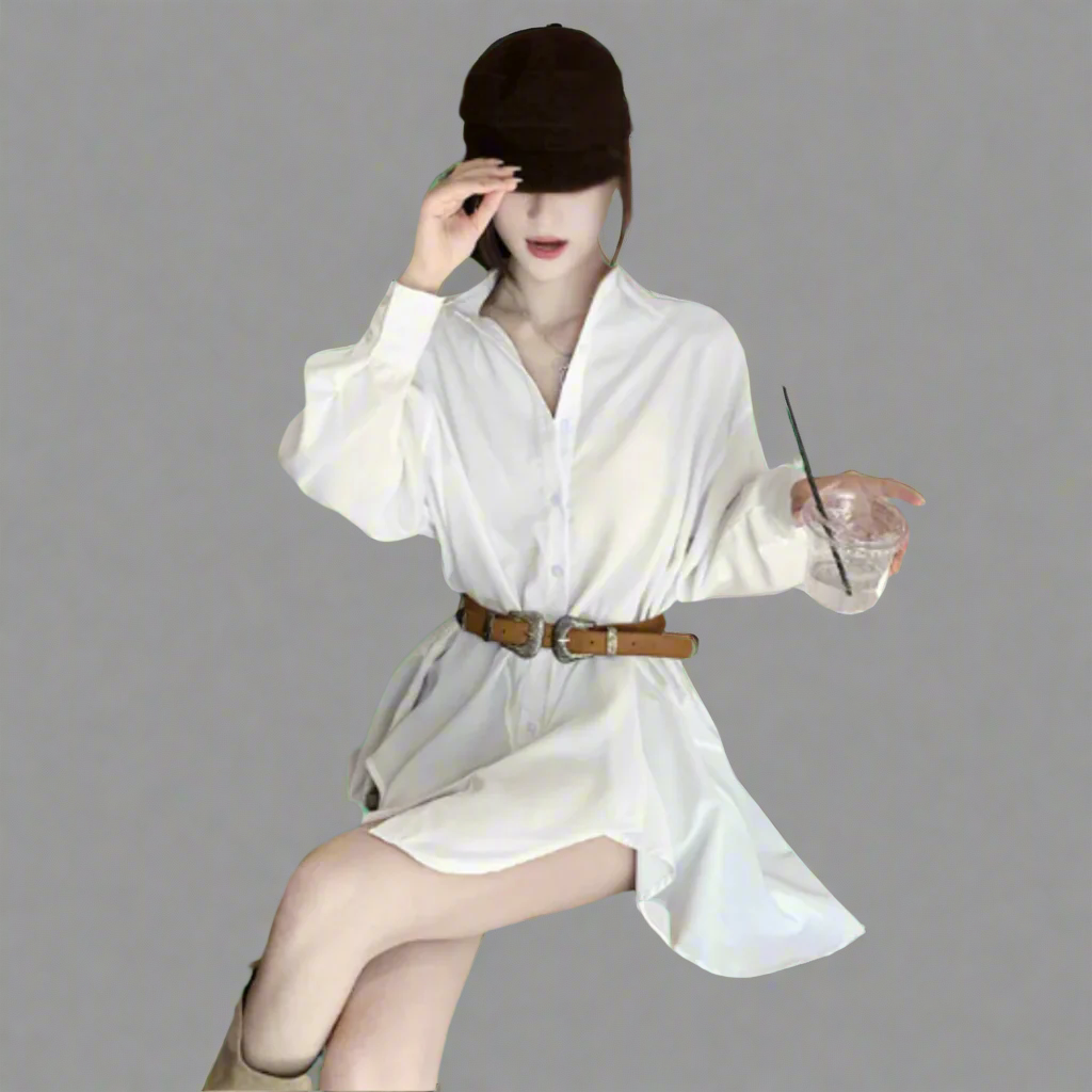 White + Belt / XL