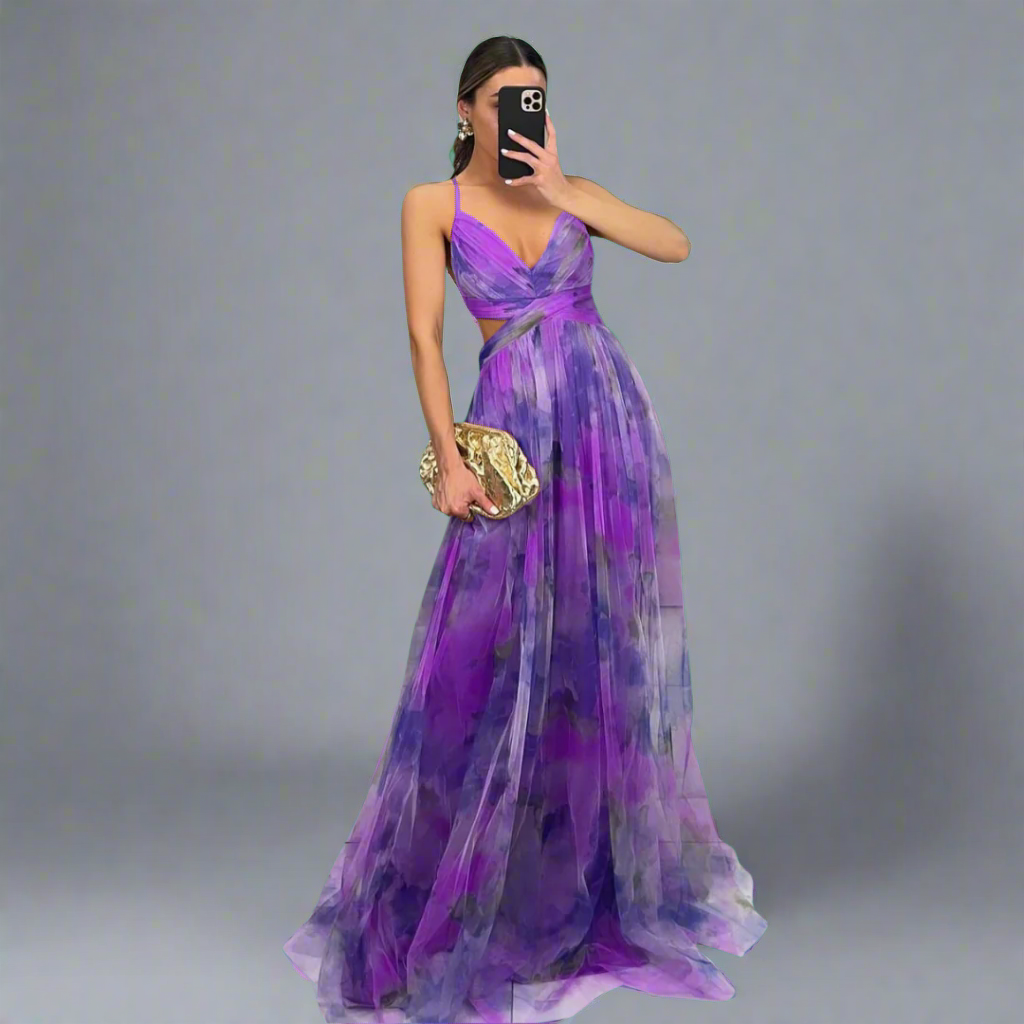 Prysentha | Maxi Dress with Flowing Elegance