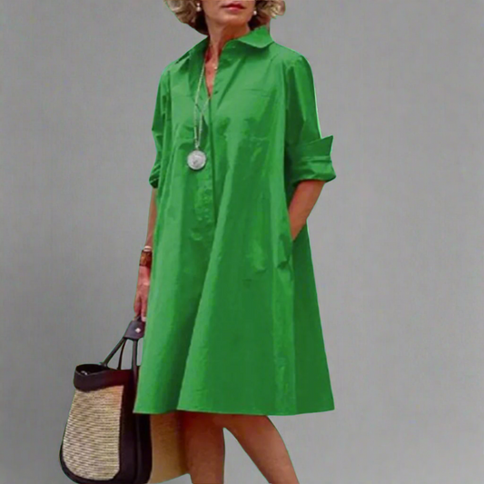 Brigitte | Handmade Premium Midi Dress with Polka Dots