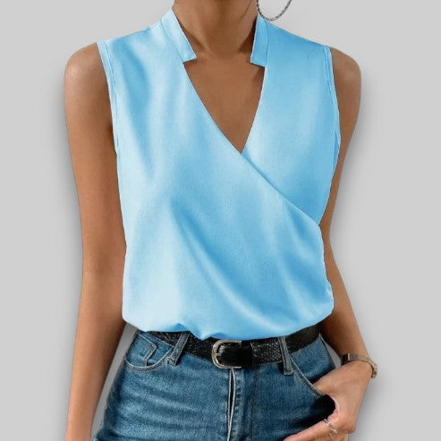 Elina | Soft V-Neck Summer Top for Women