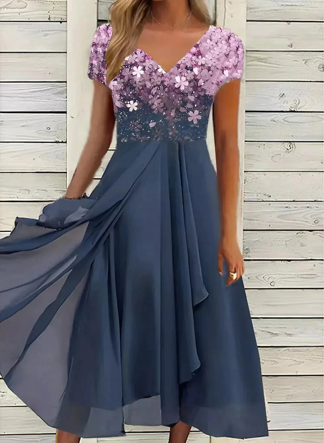 Roze-blauw / 5XL